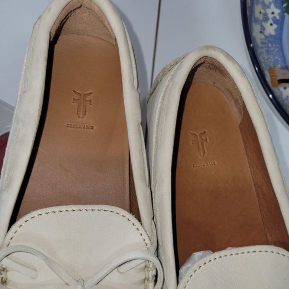 NEW MENS FRYE BOAT SHOES / DRIVING SHOES MOCCASINS. 9D W main image 8